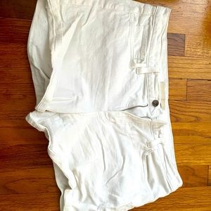 Joe’s Jean white shorts